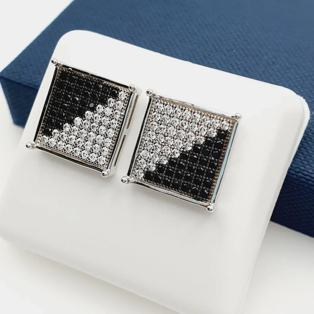 "925 Sterling Silver Plated CZ Earrings, EVBRS704